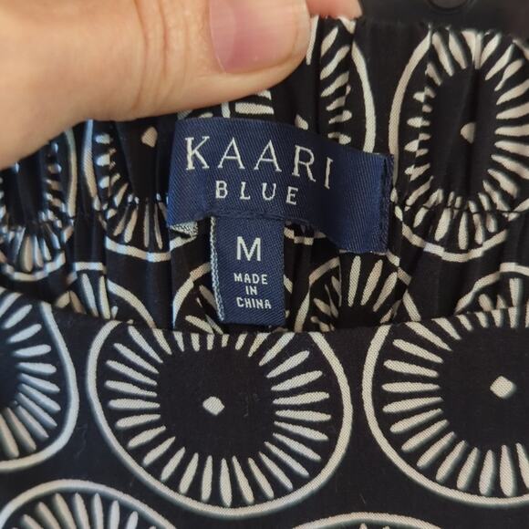 EUC Kaari Blue Flowy Pants, M - Picture 4 of 7